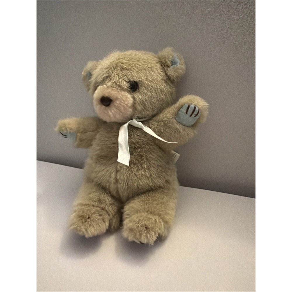 Vintage Teddy Bear 1999 Gibson Greetings 8" Teddy Hugglesbie Bear Stuffed Plush
